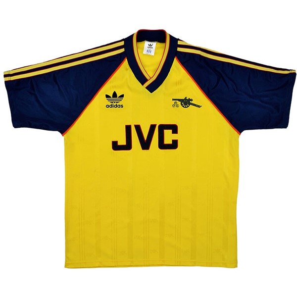 Tailandia Camiseta Arsenal 2nd Retro 1988 1991 Amarillo